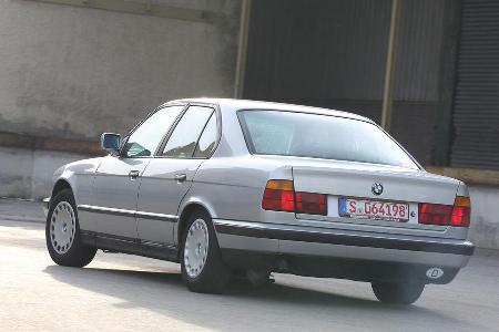 BMW 524 TD, Heckansicht