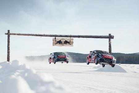 Rallycross-WM - Sebastien Loeb - Timmy Hansen - Peugeot 208 WRX