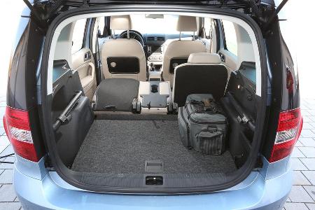 Skoda Yeti, Kofferraum, Ladefläche