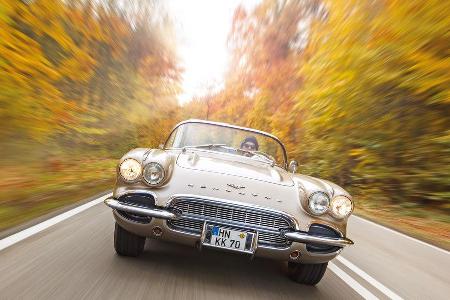 Corvette C1, Frontansicht Corvette C1, Frontansicht