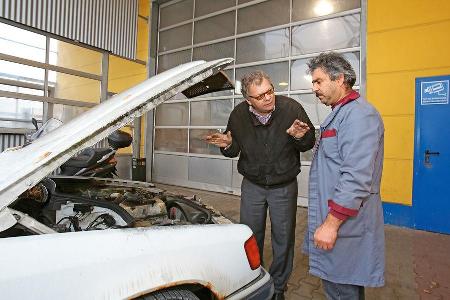 Mercedes-Benz 250 D, Inspektion