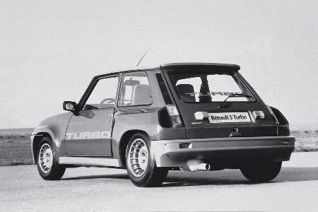 Renault 5 Turbo, Heckansicht