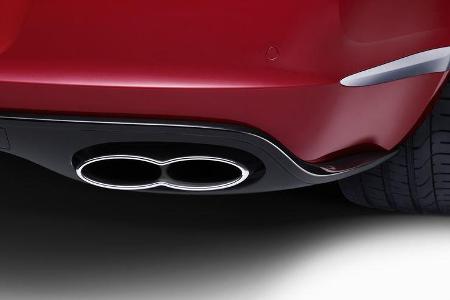 Bentley Continental GT V8 S Cabrio, Endrohre