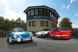 3 Generationen Alpine - A110, A310 und A610