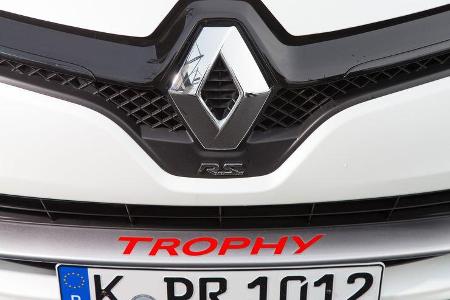 Renault Clio R.S. 220 Trophy, Emblem, Kühlergrill
