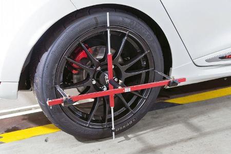 Renault Clio R.S. 220 Trophy, Radvermessung
