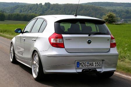 BMW-Traditionstuner Hartge aus Beckingen hat aus dem 1er ein 450 PS starkes Geschoss entwickelt, das in 4,6 Sekunden auf Tem...