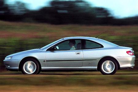 Peugeot 406 Coup 2.0, Seitenansicht