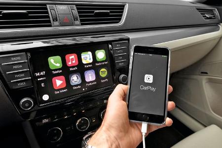 Apple Carplay, Skoda Superb, Infotainment
