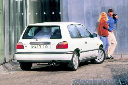 Nissan 100 NX, Heckansicht
