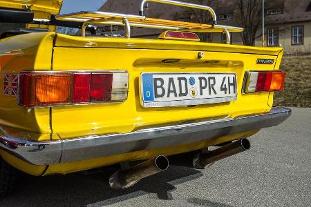 Triumph TR6, Heckleuchte, Heck