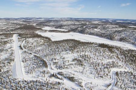 Nokian Tyres‘ Testgelände „White Hell“ Ivalo