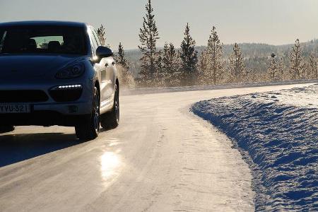Nokian Tyres‘ Testgelände „White Hell“ Ivalo