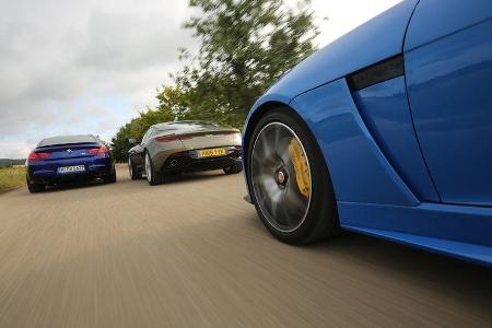 Aston Martin DB11, Jaguar F-Type SVR, BMW M6 Competition