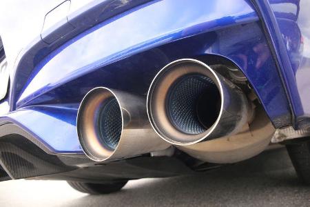 BMW M6 Competition, Endrohre