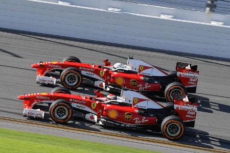 Sebastian Vettel - Kimi Räikkönen - Ferrari F60 - Finali Mondiali - Daytona