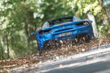 Ferrari 488 Spider, Heckansicht