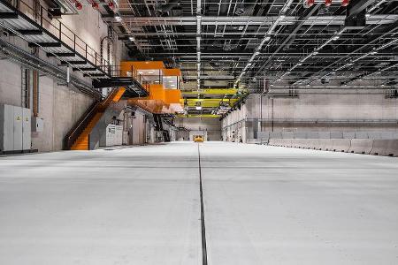 Technologiezentrum Fahrzeugsicherheit (TFS) Daimler, Crashtest