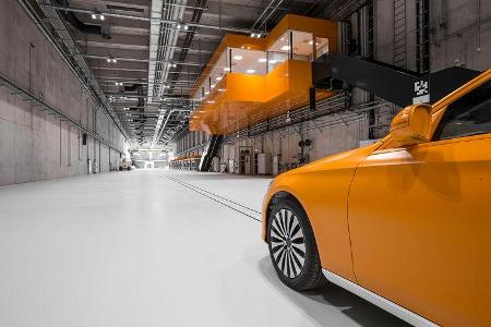 Technologiezentrum Fahrzeugsicherheit (TFS) Daimler, Crashtest