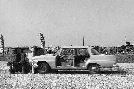 Technologiezentrum Fahrzeugsicherheit (TFS) Daimler, Crashtest