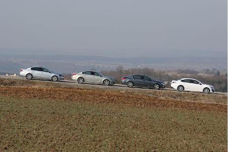 Mazda 6, Opel Insignia, Peugeot 508, VW Passat