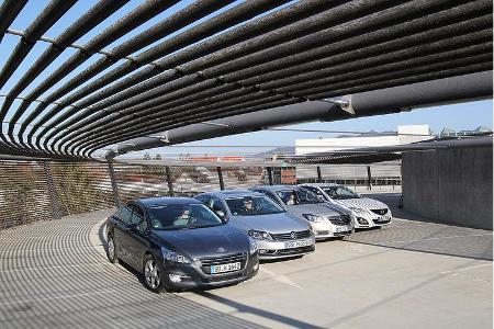 Mazda 6, Opel Insignia, Peugeot 508, VW Passat