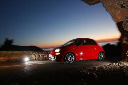 Fiat Abarth 695 Tributo Ferrari, Seitenansicht