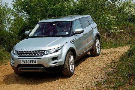 Range Rover Evoque, Frontansicht, Gelände