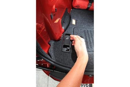VW Golf Cabrio 1.4 TSI, Detail, Klappschalter, Hebel