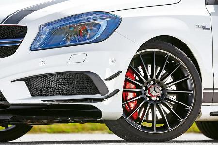 Mercedes A 45 AMG, Rad, Felge, Bremse