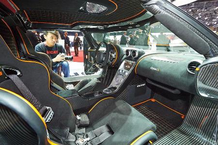 Koenigsegg One:1, Genfer Autosalon, Messe, 2014