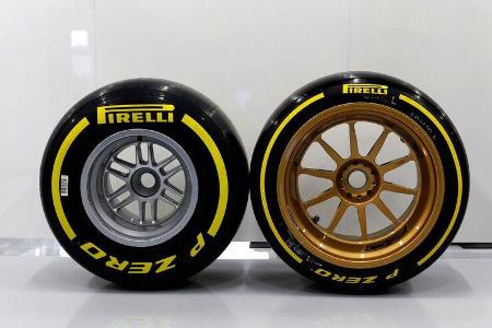 Lotus - Pirelli 18 Zoll - F1-Test Silverstone 2014