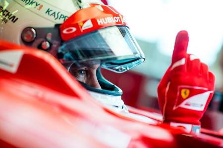 Sebastian Vettel - Ferrari-Test - Fiorano - 2014