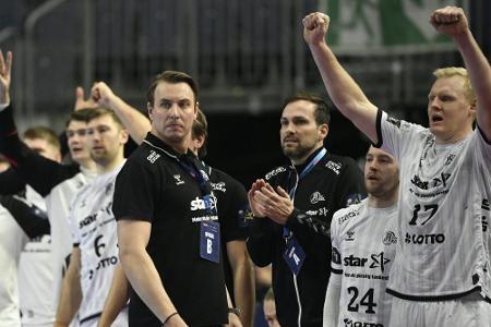 Handball: Flensburg patzt, Kiel an der Spitze Handball: Flensburg patzt, Kiel an der Spitze