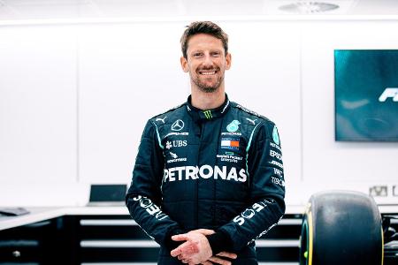 Romain Grosjean bekommt seine Testfahrt in einem Mercedes Romain Grosjean bekommt seine Testfahrt in einem Mercedes