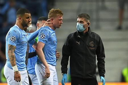 Nasenbein- und Augenhöhlenbruch bei De Bruyne Nasenbein- und Augenhöhlenbruch bei De Bruyne
