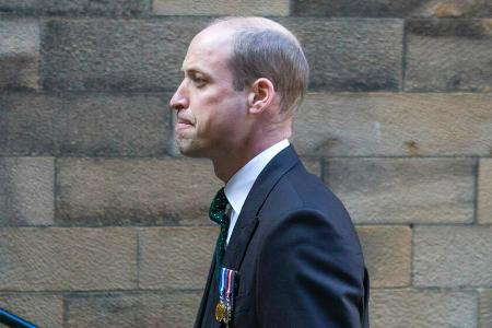 Prinz William während seines Aufenthalts am Samstag in Edinburgh. Prinz William während seines Aufenthalts am Samstag in Edinburgh.