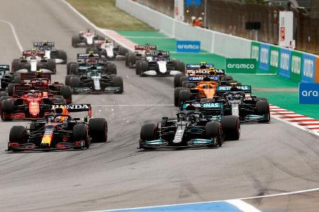 Start - Formel 1 - GP Spanien 2021 - Barcelona - Rennen