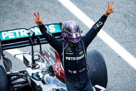 Lewis Hamilton - Mercedes - Formel 1 - GP Spanien 2021 - Barcelona - Rennen