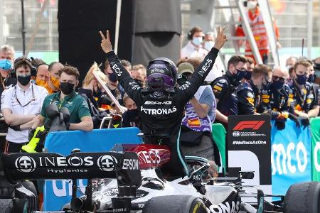 Lewis Hamilton - Mercedes - Formel 1 - GP Spanien 2021 - Barcelona - Rennen