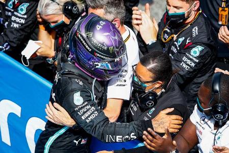 Lewis Hamilton - Mercedes - Formel 1 - GP Spanien 2021 - Barcelona - Rennen