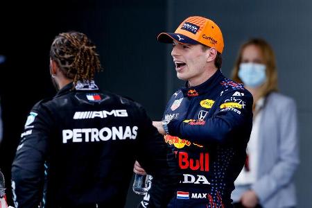 Hamilton - Verstappen - Formel 1 - GP Spanien 2021 - Barcelona - Rennen