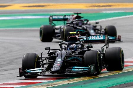 Valtteri Bottas - Mercedes - Formel 1 - GP Spanien 2021 - Barcelona - Rennen