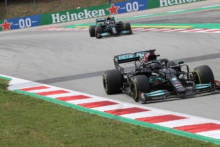 Lewis Hamilton - Mercedes - Formel 1 - GP Spanien 2021 - Barcelona - Rennen