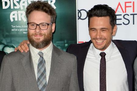 Seth Rogen (l.) und James Franco im Jahr 2017. Seth Rogen (l.) und James Franco im Jahr 2017.