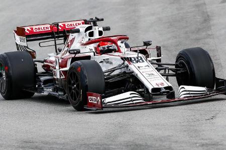 Alfa Romeo - 18 Zoll - Reifentest - Pirelli - Radkappe - Barcelona - 2021