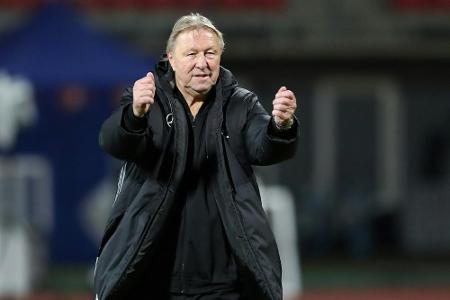 HSV-Trainer Hrubesch vor Saisonfinale: HSV-Trainer Hrubesch vor Saisonfinale: