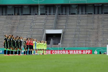 Auch DFB-Pokalfinale der Frauen wieder ohne Zuschauer Auch DFB-Pokalfinale der Frauen wieder ohne Zuschauer