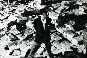 Orson Welles als Zeitungsmogul Charles Foster Kane in "Citizen Kane"