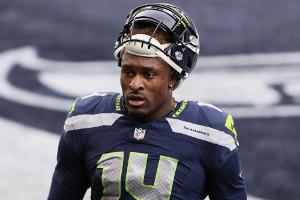 100-m-Ausflug: Footballstar Metcalf in 10,37 Letzter